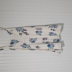 Torrid cream colored with blue flowers dress with pockets size 3xl
